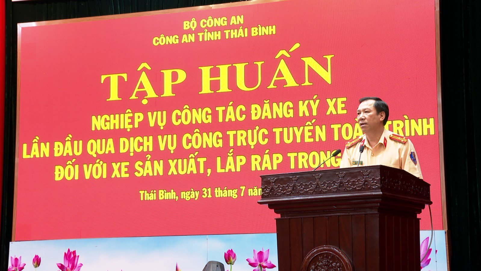   Tập huấn, Nh88 casino đăng ký xe lần đầu qua dịch vụ công trực tuyến toàn trình đối với xe sản xuất, lắp ráp trong nước