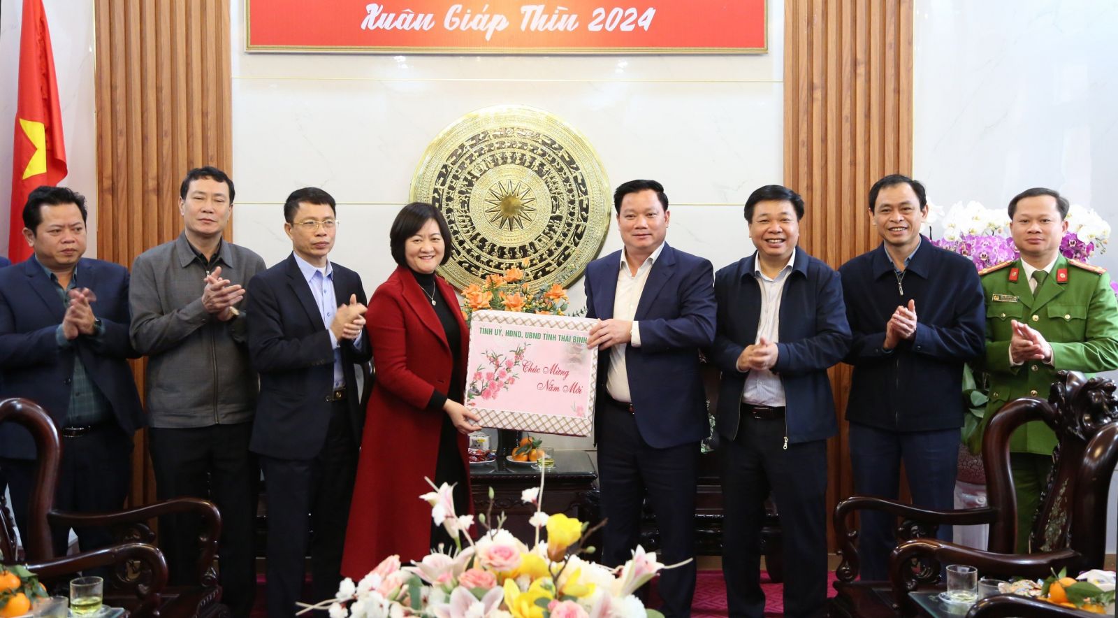  Đồng chí Phó Bí thư Tỉnh ủy, Chủ tịch Nh88 casino tỉnh kiểm tra tình hình thực hiện các nhiệm vụ tết Nguyên đán Giáp Thìn 2024 tại huyện Thái Thụy