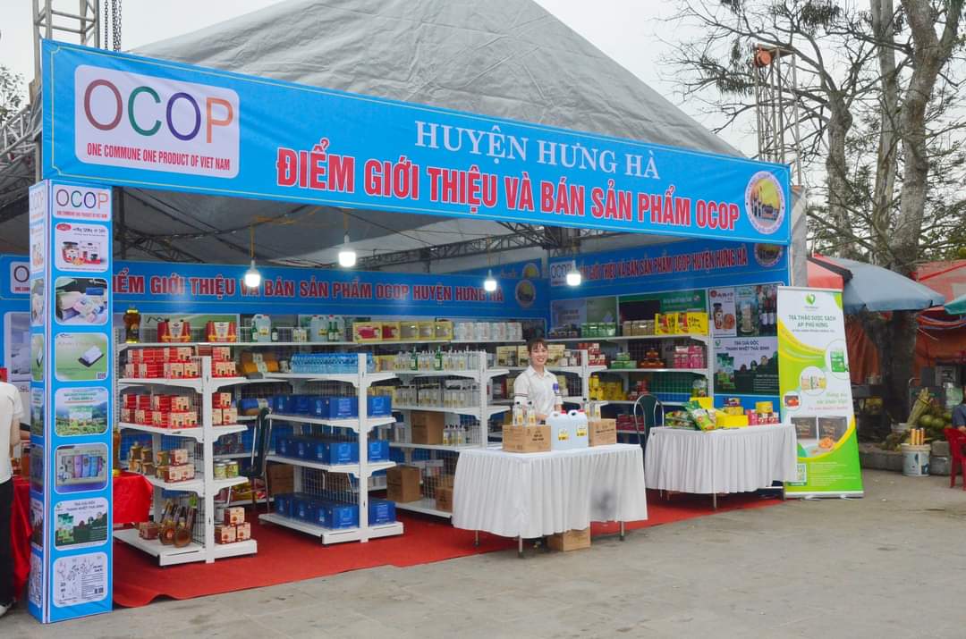  Đa dạng các sản phẩm Ocop trưng bày tại lễ hội Đền Trần Thái Bình năm 2024
