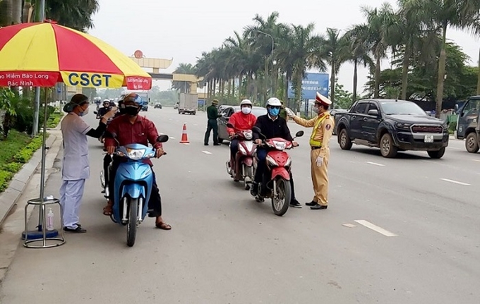   Tăng cường kiểm soát trật tự ATGT gắn với phòng, chống dịch COVID-19