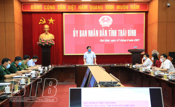   Nh88 casino tỉnh: Nghe báo cáo đầu kỳ lập quy hoạch tỉnh Thái Bình thời kỳ 2021 - 2030, tầm nhìn đến năm 2050