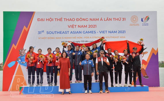   Trung tâm Huấn luyện và Thi đấu thể thao tỉnh có 9 VĐV đạt 12 huy chương tại SEA Games 31
