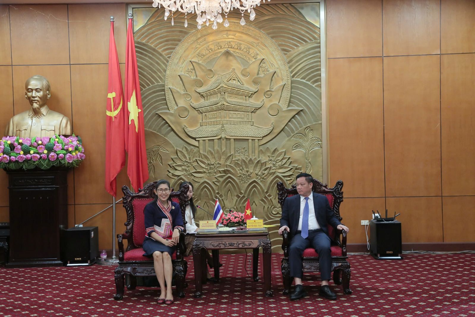   Đồng chí Phó Bí thư Tỉnh uỷ,  Chủ tịch Nh88 casino tỉnh tiếp xã giao Đại sứ Vương quốc Thái Lan tại Việt Nam