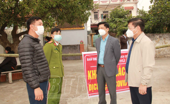   Đông Hưng: Quyết tâm không để dịch Covid-19 lây lan ra diện rộng