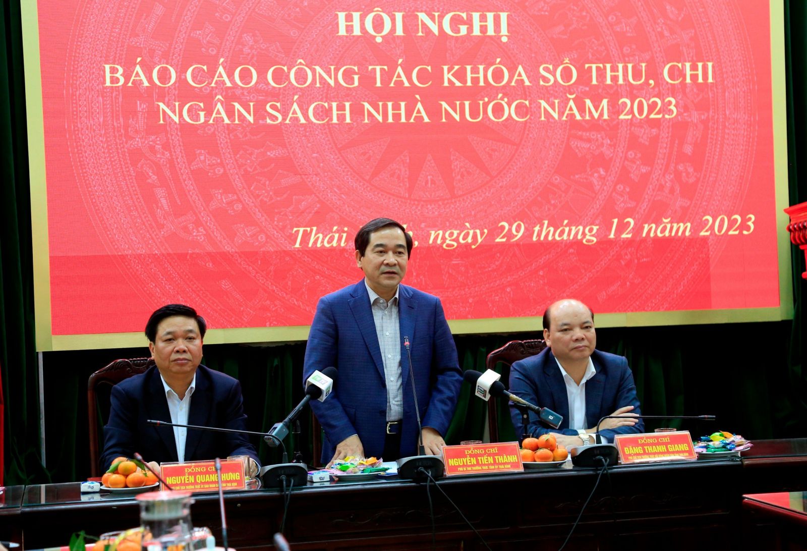   Các Nh881 lãnh đạo tỉnh kiểm tra, động viên các đơn vị khóa sổ ngân sách cuối năm 2023