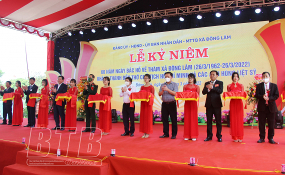   Đông Lâm: Khánh thành Đền thờ Chủ tịch Hồ Chí Minh