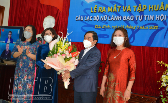   Ra mắt Câu lạc bộ Nữ lãnh đạo tự tin hội nhập tỉnh Thái Bình