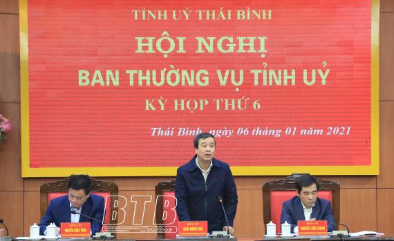   Ban Thường vụ Tỉnh ủy kiểm điểm Nh88 Nha cai lãnh đạo thực hiện nhiệm vụ năm 2020