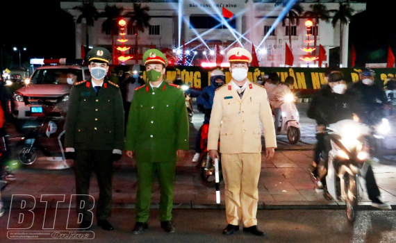   An ninh trật tự đêm giao thừa tết Nguyên đán Nhâm Dần 2022 được bảo đảm
