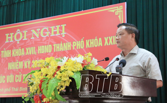   Đồng chí Nguyễn Khắc Thận, Phó Bí thư Tỉnh ủy, Chủ tịch Nh88 casino tỉnh tiếp xúc Nh88 vip tại thành phố Thái Bình