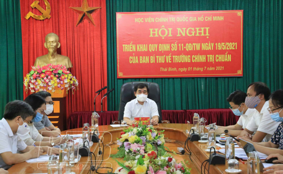   Triển khai Quy định số 11-QĐ/TW ngày 19/5/2021 của Ban Bí thư về trường chính trị chuẩn
