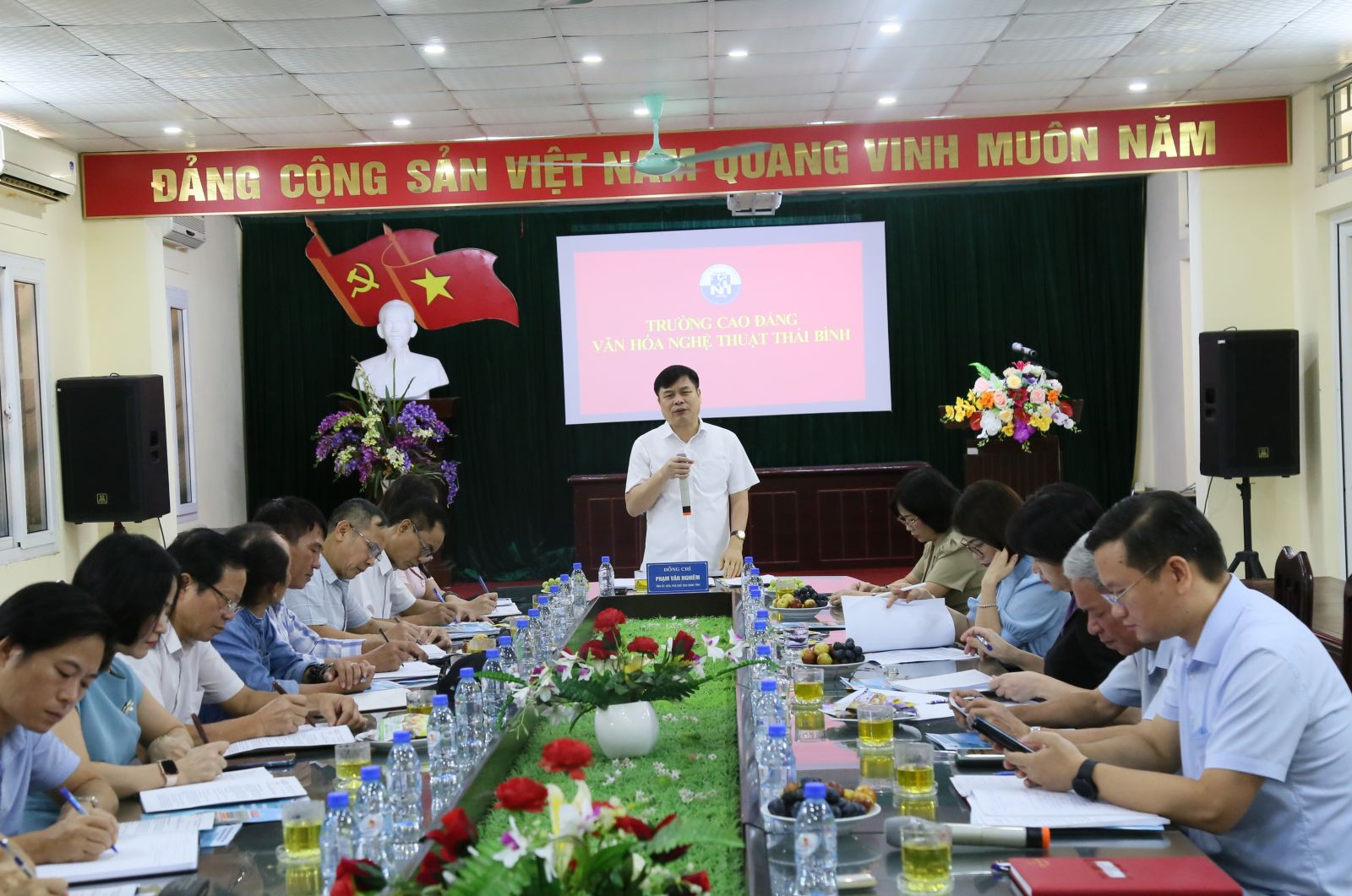  Xây dựng Trường Cao đẳng Văn hóa nghệ thuật Thái Bình Nh88 net toàn diện, có chất lượng cao theo hướng hiện đại