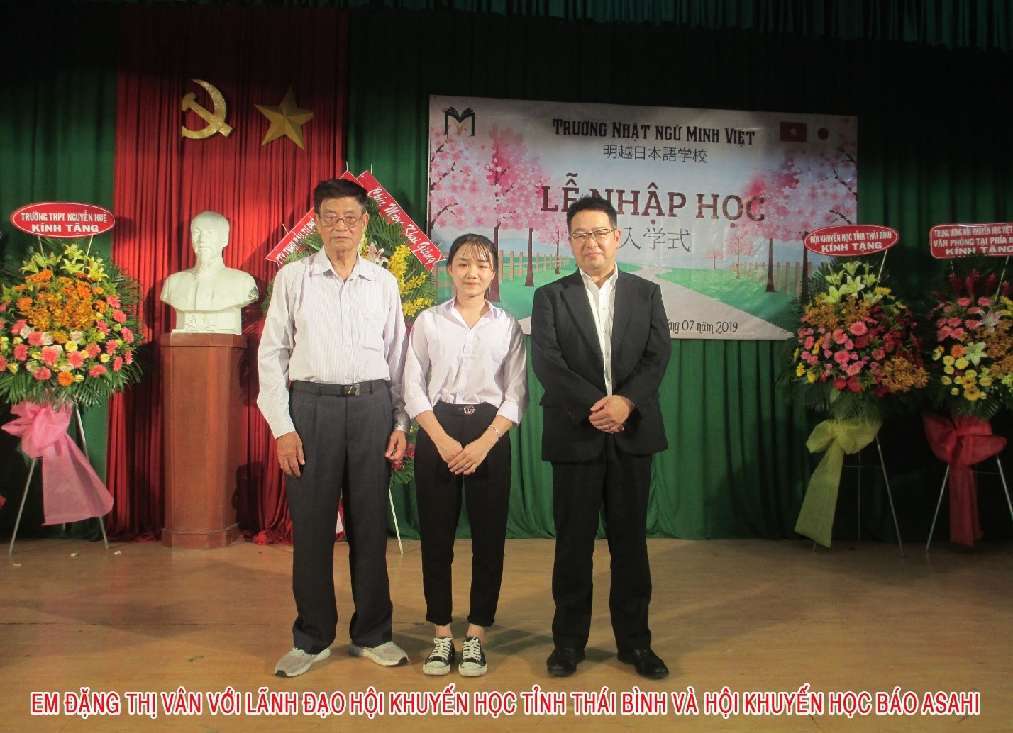   7 học sinh THPT Thái Bình trúng tuyển lớp dự bị du học Nhật Bản theo chương trình học bổng Báo Asahi năm 2019