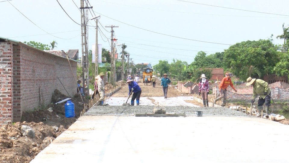   Huyện Thái Thụy: 100% các xã hoàn thành 19 tiêu chí Nh881 Nông thôn mới
