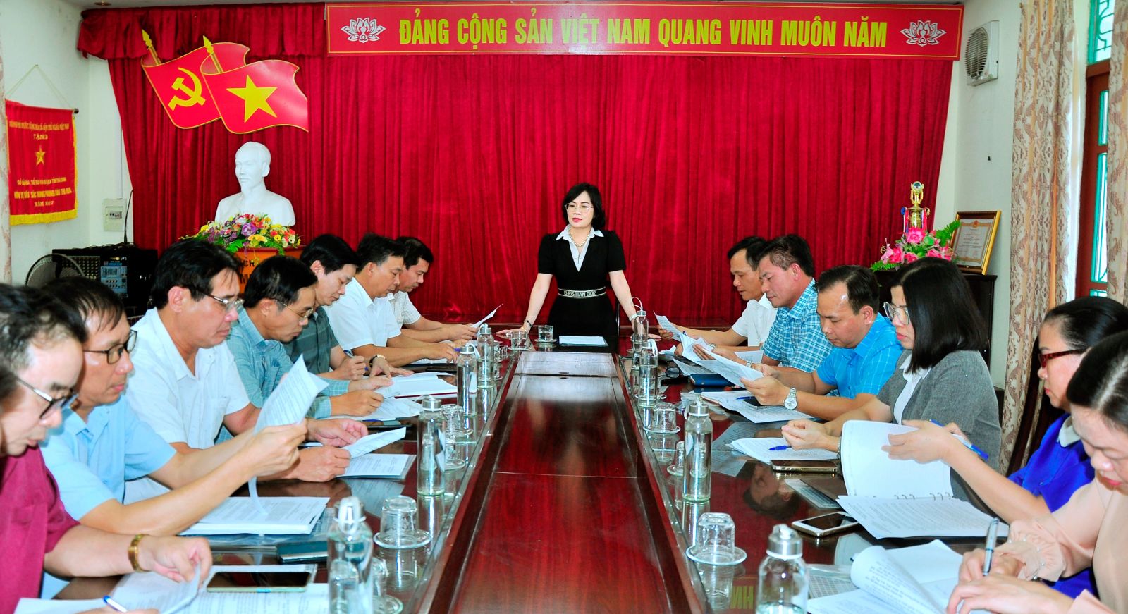   Họp Ban tổ chức Nh88 Hội diễn nghệ thuật quần chúng “Hội tụ sông Hồng”