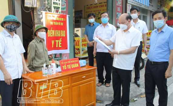   Kiểm tra Nh88 Nha cai phòng, chống dịch Covid-19 tại Vũ Thư