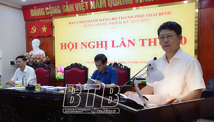   Ban Chấp hành Đảng bộ thành phố: Lãnh đạo, chỉ đạo hoàn thành 14/14 nhiệm vụ theo chương trình Nh88 đăng Nhập năm 2024