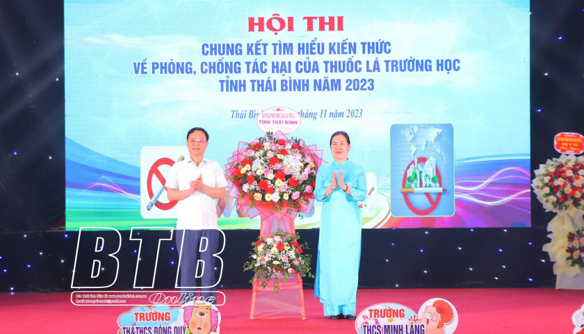   Hội thi chung kết tìm hiểu kiến thức về phòng, chống tác hại của thuốc lá trường học tỉnh năm 2023