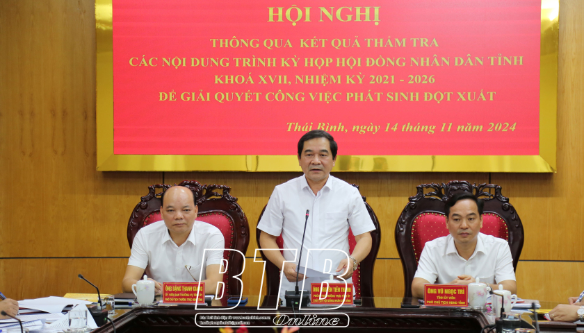   Thường trực Nh88 - Cá Cược Mỗi Ngày - Nh88 vip Liền Tay tỉnh: Thông qua kết quả thẩm tra một số tờ trình