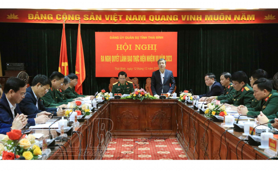   Đảng ủy Quân sự tỉnh ra nghị quyết lãnh đạo thực hiện nhiệm vụ năm 2023