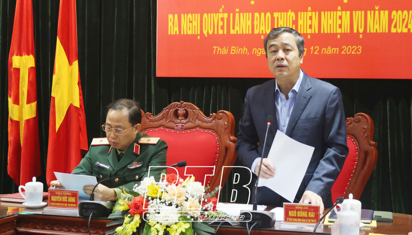   Đảng ủy Quân sự tỉnh: Ra nghị quyết lãnh đạo thực hiện nhiệm vụ năm 2024