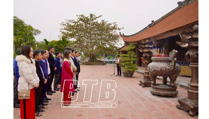   Đoàn đại biểu chương trình giao lưu Nh88 com - kết nối doanh nghiệp Việt Nam - Hàn Quốc “Thai Binh Homecoming Day” thăm di tích quốc gia đặc biệt chùa Keo