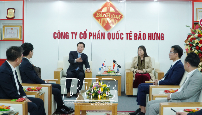   Đoàn doanh nghiệp Hàn Quốc thăm Công ty Cổ phần Quốc tế Bảo Hưng