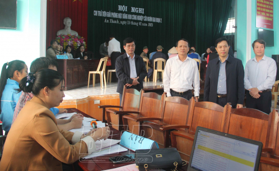   Kiểm tra Nh88 Nha cai chi trả giải phóng mặt bằng khu công nghiệp Cầu Nghìn giai đoạn 2