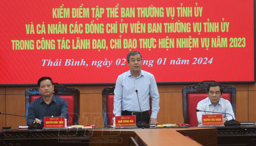   Nh88 - Cá Cược Mỗi Ngày kiểm điểm tập thể Ban Thường vụ Tỉnh ủy và cá nhân các Nh881 Ủy viên Ban Thường vụ Tỉnh ủy năm 2023
