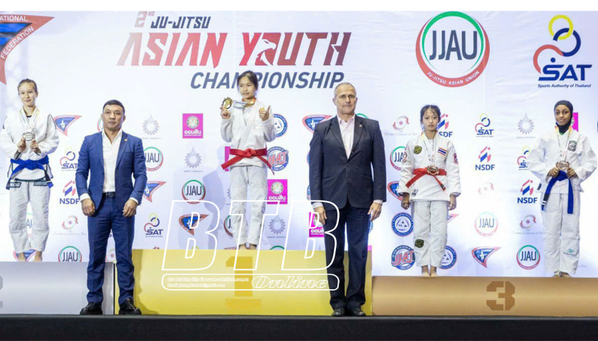   VĐV Jujitsu Thái Bình đạt huy chương vàng tại giải vô địch trẻ châu Á 2025