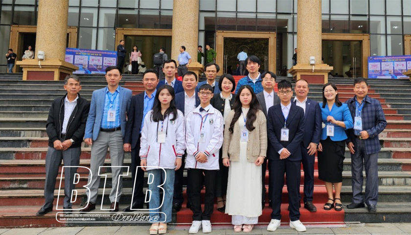   Thái Bình có 2 Nh88 đăng Nhập tham dự cuộc thi Khoa học, kỹ thuật cấp quốc gia học sinh trung học năm học 2023-2024