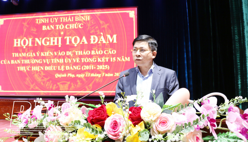  Xây dựng báo cáo tổng kết 15 năm thực hiện Điều lệ Đảng bảo đảm chất lượng