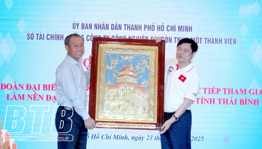   Gặp mặt đoàn đại biểu tỉnh Thái Bình thăm Thành phố Hồ Chí Minh nhân kỷ niệm 50 năm Ngày Giải phóng miền Nam, Nh88 dang Nhap Nh88 live