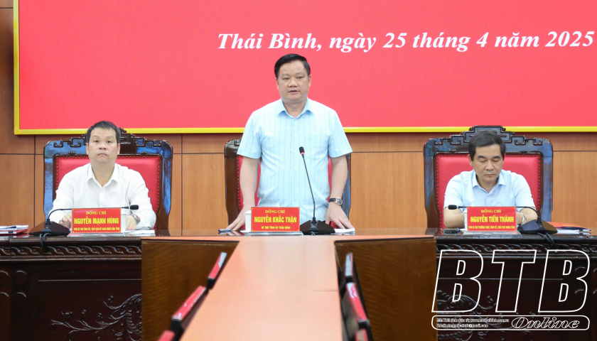   Thống nhất chủ trương tiếp nhận Dự án Nhà máy sản xuất ô tô GEL-O&J tại khu công nghiệp Hưng Phú, huyện Tiền Hải