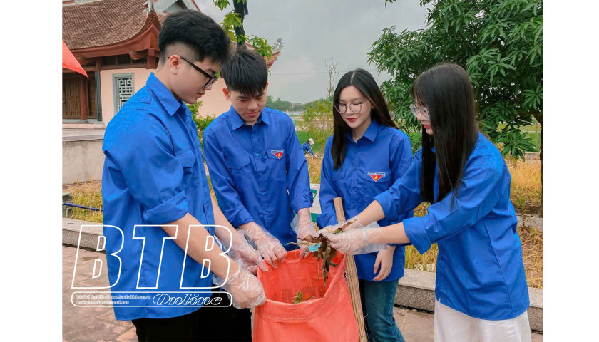   Tỉnh đoàn: Huy động gần 400 đoàn viên, thanh niên, tình nguyện viên tham gia vệ sinh Nh88 con tại Khu lưu niệm nhà bác học Lê Quý Đôn