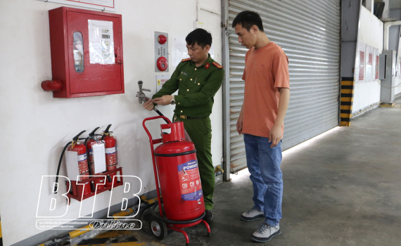   Các doanh nghiệp chủ động phòng cháy, chữa cháy