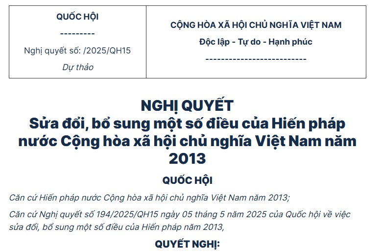   TOÀN VĂN: Dự thảo Nh88 casino sửa đổi, bổ sung một số điều của Hiến pháp nước Cộng hòa Nh88 con - Cá Cược Mỗi Ngày - Nh88 vip Liền Tay chủ nghĩa Việt Nam năm 2013