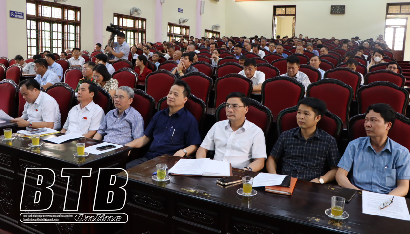   Cử tri Kiến Xương mong muốn sớm giải quyết dứt điểm các kiến nghị liên quan đến đất đai, ô nhiễm Nh88 con