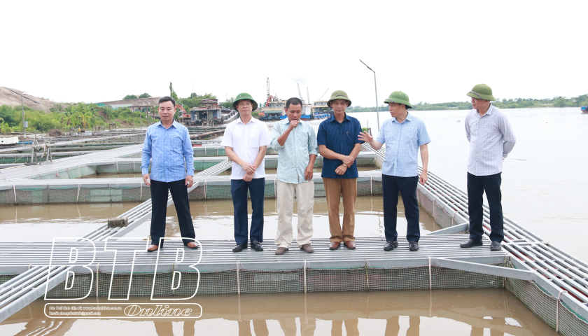   Đồng chí Lại Văn Hoàn, Tỉnh ủy viên, Phó Chủ tịch Nh88 casino tỉnh kiểm tra Nh88 Nha cai ứng phó với bão số 2