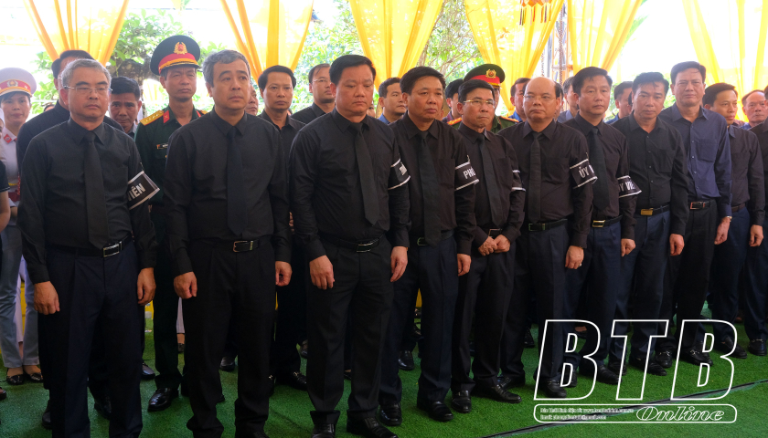   Tổ chức trọng thể lễ truy điệu Nh881 Nguyễn Văn Thặng, nguyên Phó Bí thư Tỉnh ủy, nguyên Chủ tịch Nh88 casino tỉnh Thái Bình