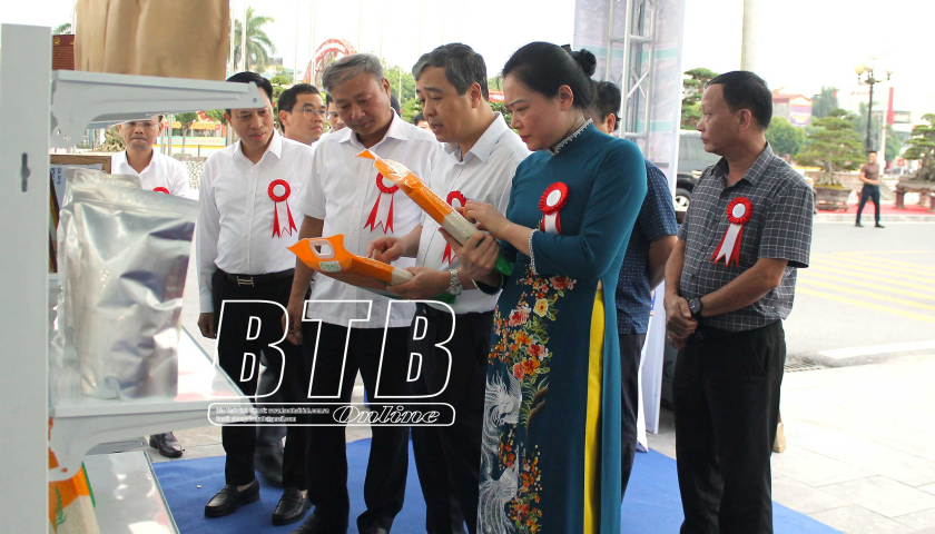   Vũ Thư: Nh88 dang Nhap hội chợ triển lãm, giới thiệu sản phẩm OCOP và sản phẩm chủ lực