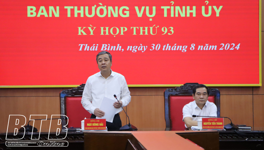   Nh88 - Cá Cược Mỗi Ngày Ban Thường vụ Tỉnh ủy
