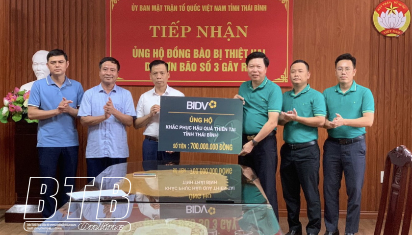   Uỷ ban Nh88 vip tỉnh: Tiếp nhận hơn 724 triệu đồng ủng hộ đồng bào bị thiệt hại do cơn bão số 3 gây ra